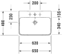 Умывальник Duravit ME by Starck 650 2335650000