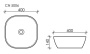Умывальник CeramicaNova Element CN5006