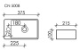 Умывальник CeramicaNova Element CN5008