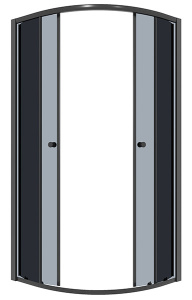 Душевой уголок Niagara Eco NG-1003-14T / NG-1007-14T, 90х90, тонированный