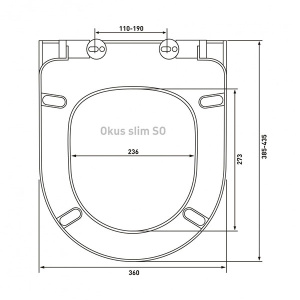 Крышка-сиденье Berges Okus Slim SO 019603 с микролифтом