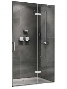 Душевая дверь Abber Zart AG08090 / AG08100 / AG08110 / AG08120, 100х195, прозрачный