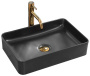 Умывальник Rea Avia Black Matt