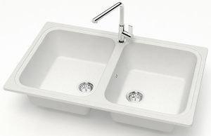 Кухонная мойка Marrbaxx 20/G31 / 20/Q2 / 20/Q4 / 20/Q5 / 20/Q7 / 20/Q8 / 20/Q10, 78х50, светло-серый