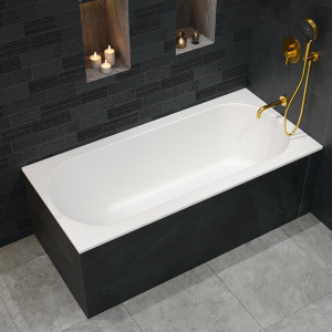 Ванна из искусственного камня Whitecross Gin RAL матовый Solid Surface, 170x80, RAL матовый