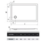 Душевой поддон Roth (Roltechnik) Flat Stone