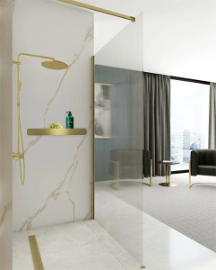 Полка Rea SF03-450-BG Brush Gold REA-06007