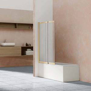 Душевая шторка на ванну Vincea VSB-1E100CLG, 100х145, прозрачный