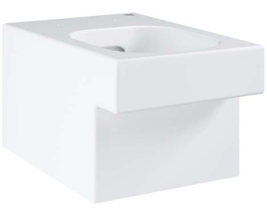Подвесной унитаз Grohe Cube Ceramic 3924500H безободковый, белый
