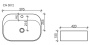 Умывальник CeramicaNova Element CN5012
