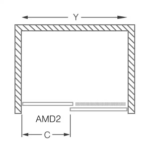 Душевая дверь Roth (Roltechnik) Ambient Line AMD2
