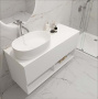 Столешница ЗОВ компакт-плита 13 Белая CKP13W1195458C2 (2 выреза)