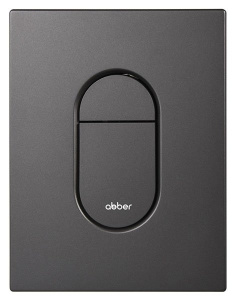 Кнопка для инсталляции Abber AC0124NG, оружейная сталь