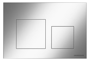 Кнопка для инсталляции CeramicaNova Balance Square CN12-002M / CN12-002CH / CN12-002BG / CN12-002W / CN12-002MB, белый глянцевый