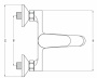 Смеситель для ванны Deante Chaber BGC 010M