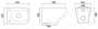 Подвесной унитаз Rea Ivo Rimless C9201