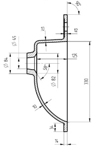 Умывальник Vincea VCB-13100G