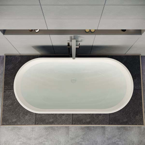 Акриловая ванна Vitra Geo отдельностоящая, 170х80