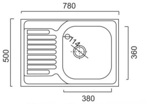 Кухонная мойка Stellar S67850D