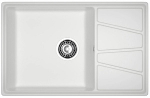 Кухонная мойка GranFest Vertex V-780L, 78х50, иней