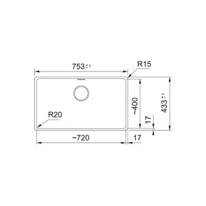 Кухонная мойка Franke Maris MRG 110-72, 75х43, черный матовый