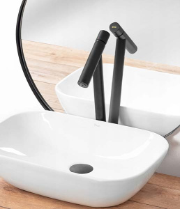 Смеситель для умывальника Rea Zen Black REA-B8035