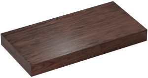 Столешница Wellsee Genuine Tree темный дуб, 100х50, темный дуб