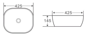 Умывальник BelBagno BB1301