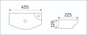Умывальник CeramaLux 7946L