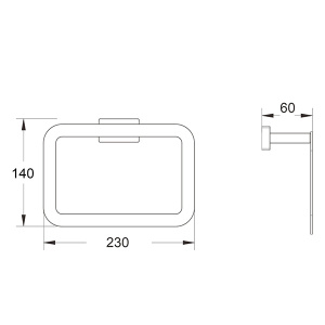 Держатель для полотенец Shevanik SG5606C