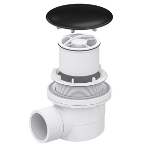 Сифон для душевого поддона RGW Velplex QYD-06 графит