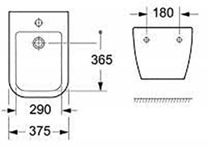 Подвесное биде BelBagno Genova