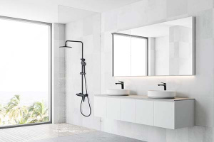 Душевая стойка Lemark Bronx LM3760BL
