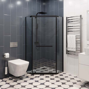 Душевой уголок Cerutti Chika ZP91B / ZP101B, 90х90, прозрачный