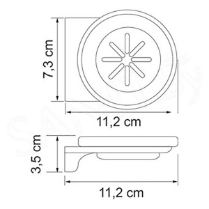 Мыльница Wasserkraft Kammel K-8329