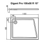 Душевой поддон Ravak 10° Gigant Pro