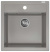 Кухонная мойка AquaSanita Tesa SQT 100, 49х51, argent