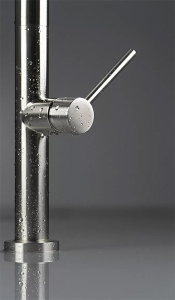 Смеситель для кухонной мойки Deante Olfato Steel BQO_F72M с выдвижным изливом