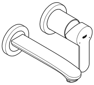 Смеситель встраиваемый Grohe Eurostyle Cosmopolitan 19571002, хром