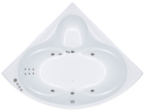 Гидромассажная ванна Triton Сабина комфорт Flat, 160х160