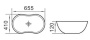 Умывальник CeramaLux N9175