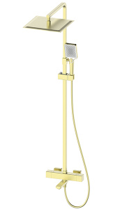 Душевая стойка Oliveeka OL-739901-BG со смесителем OL-869003-BG