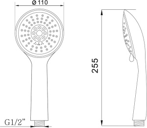 Душевая лейка AV Engineering AVSSS-025