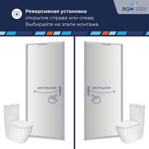 Душевая дверь RGW Stilvoll SV-05Gr ribbed, 90х195, ribbed