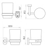Стакан Lemark LM3136C
