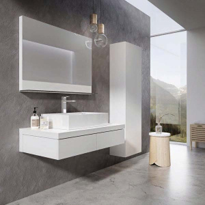 Пенал Ravak SB Formy белый глянец