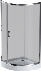 Душевой уголок AM.PM Like Solo Slide W83G-315-090CG, 90x90, тонированный