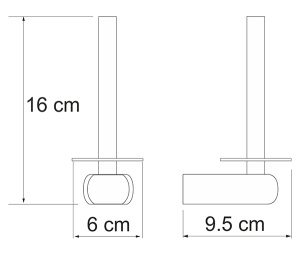 Держатель для туалетной бумаги Wasserkraft Berkel K-6897