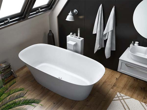 Ванна из искусственного камня Kolpa-san Blanche FS, 180х85