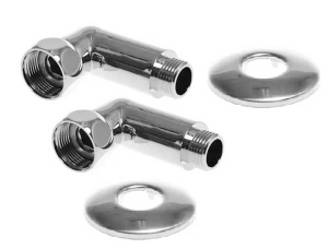 Комплект угловых американок 3/4"х3/4" Г/Ш
